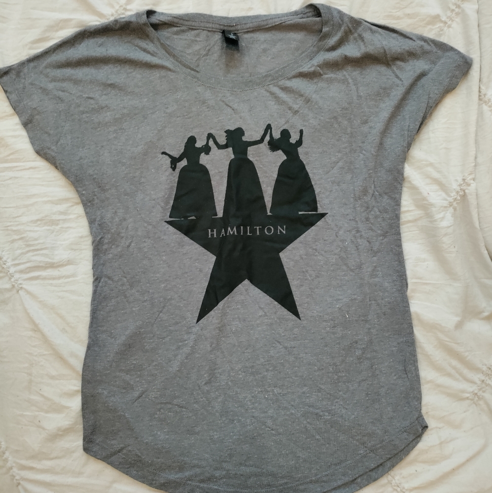 Hamilton Tshirt, bought on Broadway.